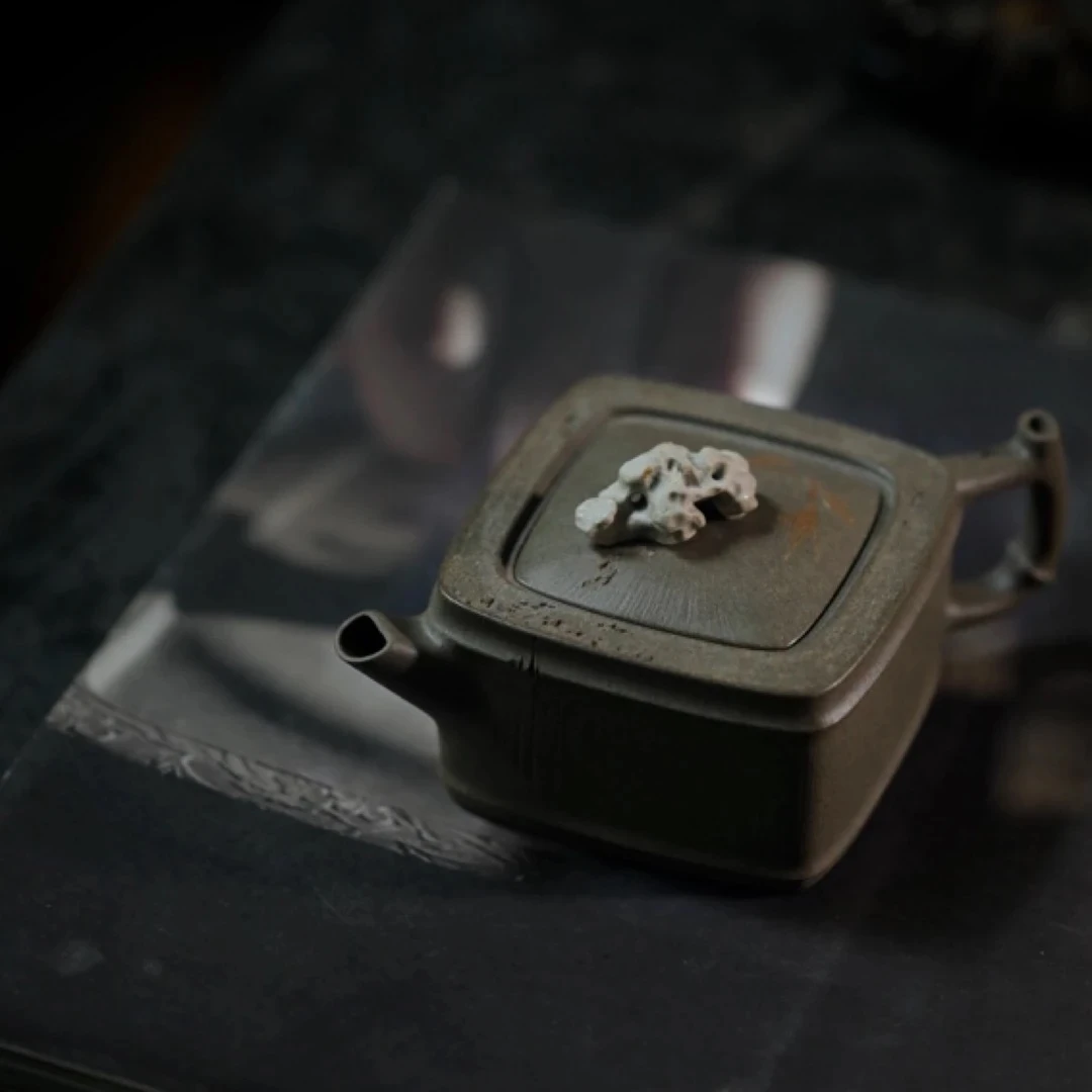 见铭造 紫砂青段泥竹也系列一壶一杯