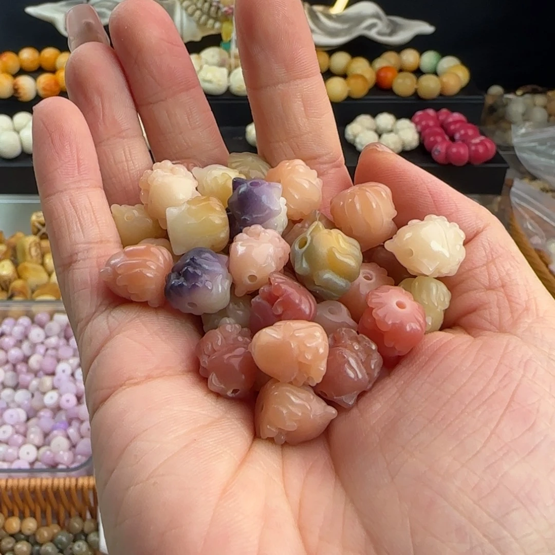 菩提根/象牙果手串卡12多宝凤九100颗