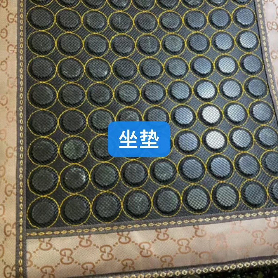 天然药王石玉石枕玉石垫（400毫米直径、有的玉石片不圆润属于正常、