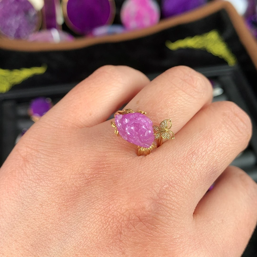 苏纪石（舒俱来）未镶嵌戒指