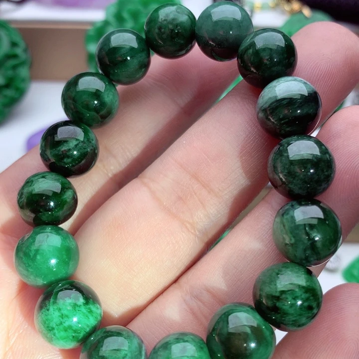 翡翠未镶嵌手链手串