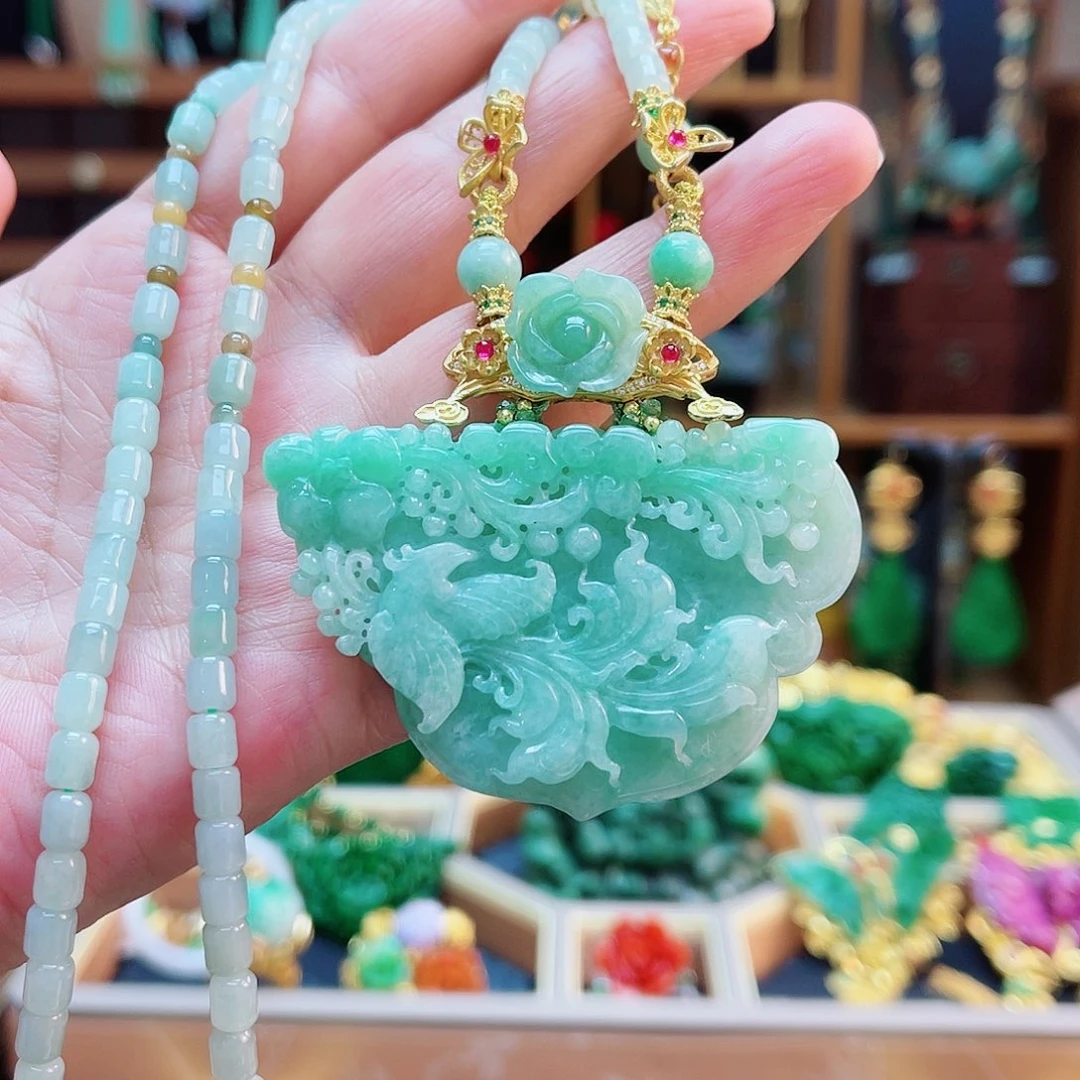 颈饰合金翡翠48小时鉴赏期