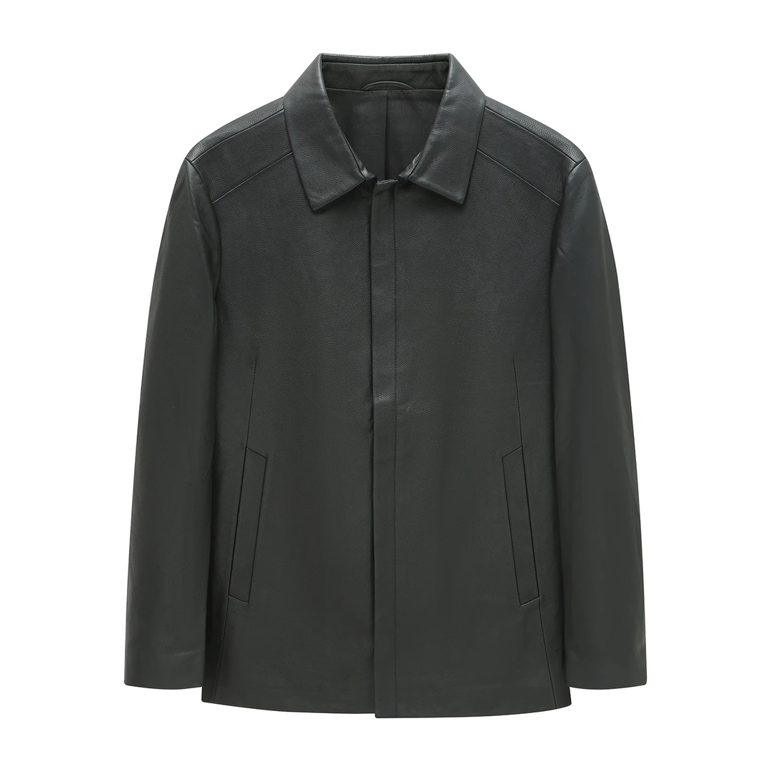 H1272春秋男士皮衣拉链商务休闲外套 时尚都市 105602