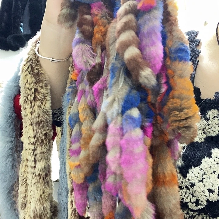 三醋酯纤维围巾6569