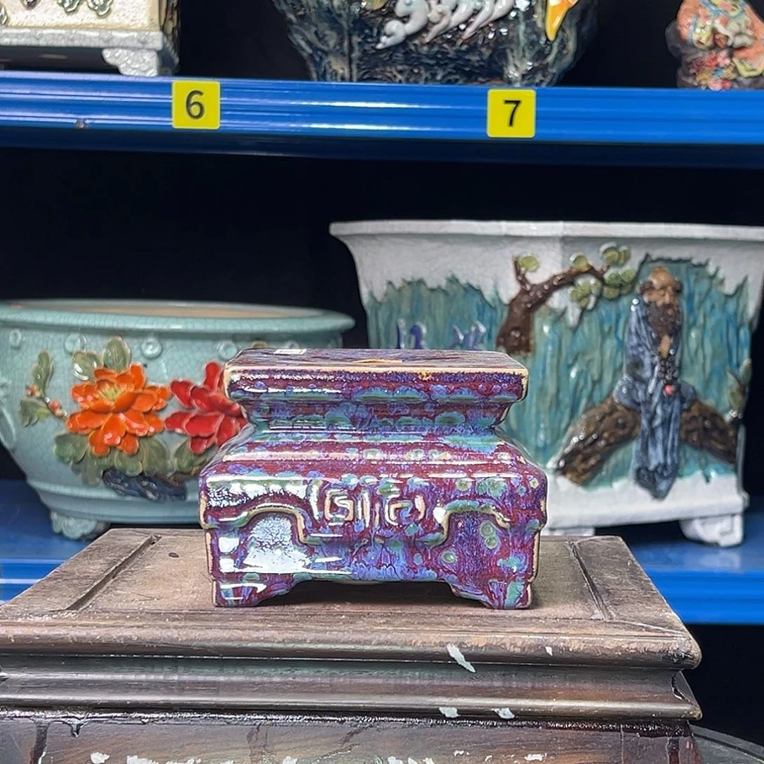 外口径11高度9石湾盆