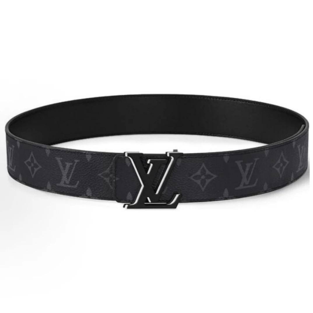 99新 LouisVuitton/路易威登 lv路易威登85码黑花扣腰带18999560