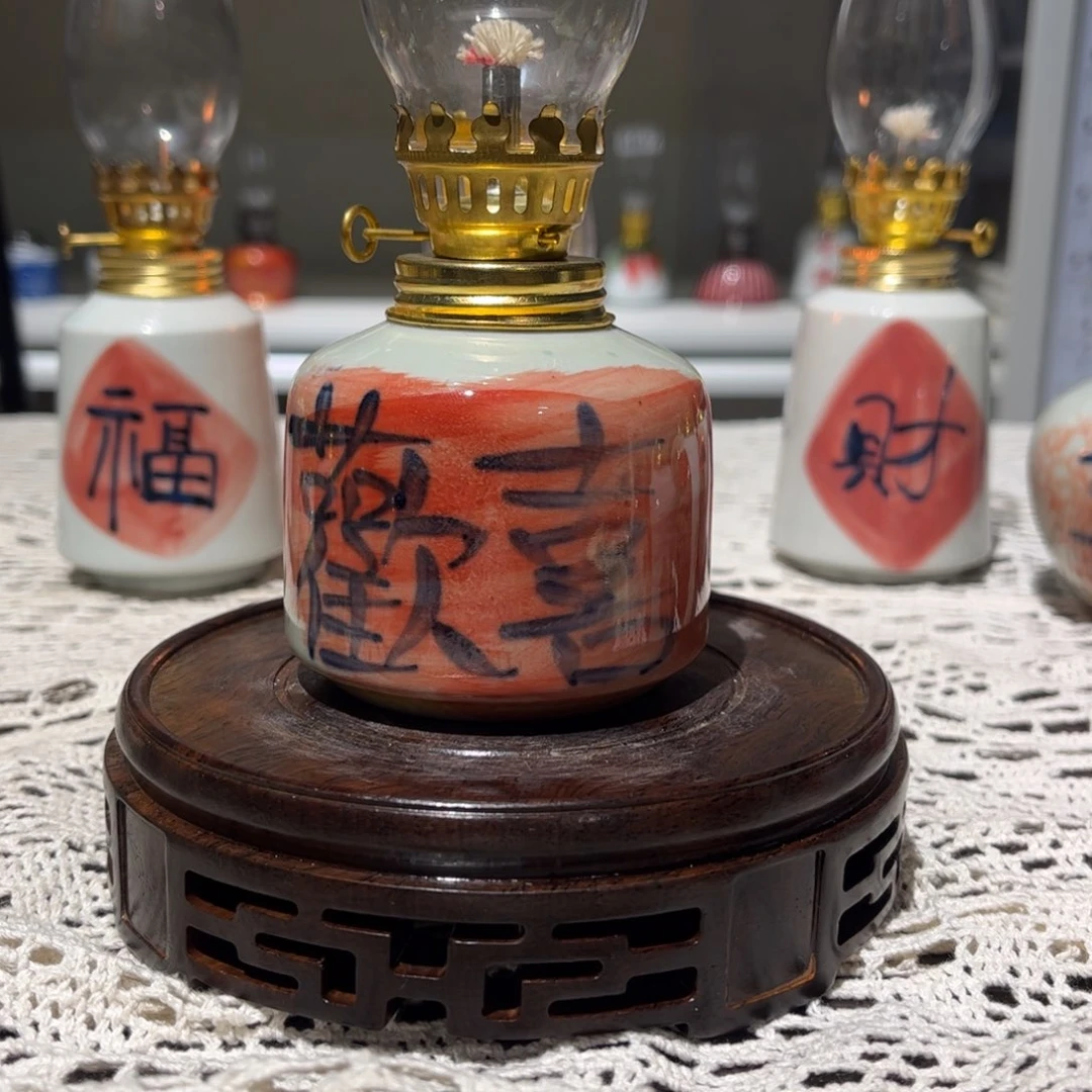 摆件景德镇陶瓷香薰灯