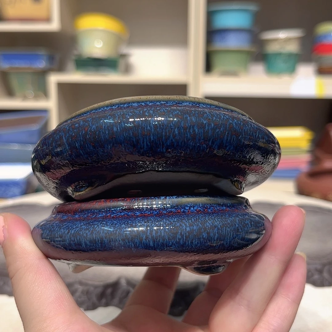 紫砂花盆瑕疵走形3-8-2