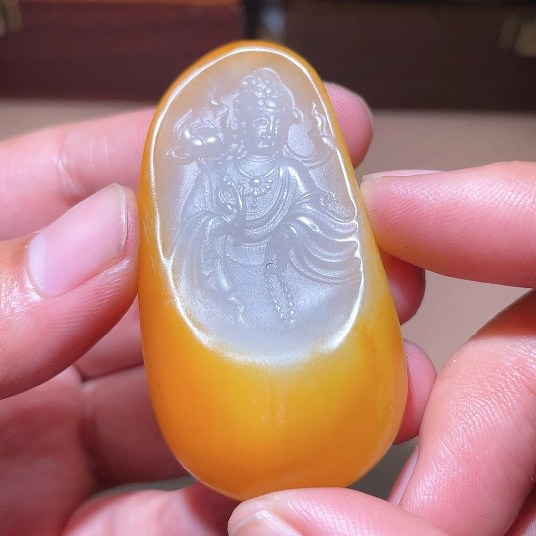 和田玉颈饰未镶嵌A7