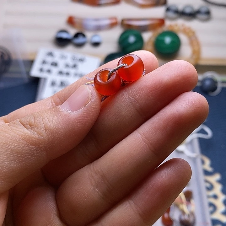 金***薇玛瑙/玉髓合金颈饰