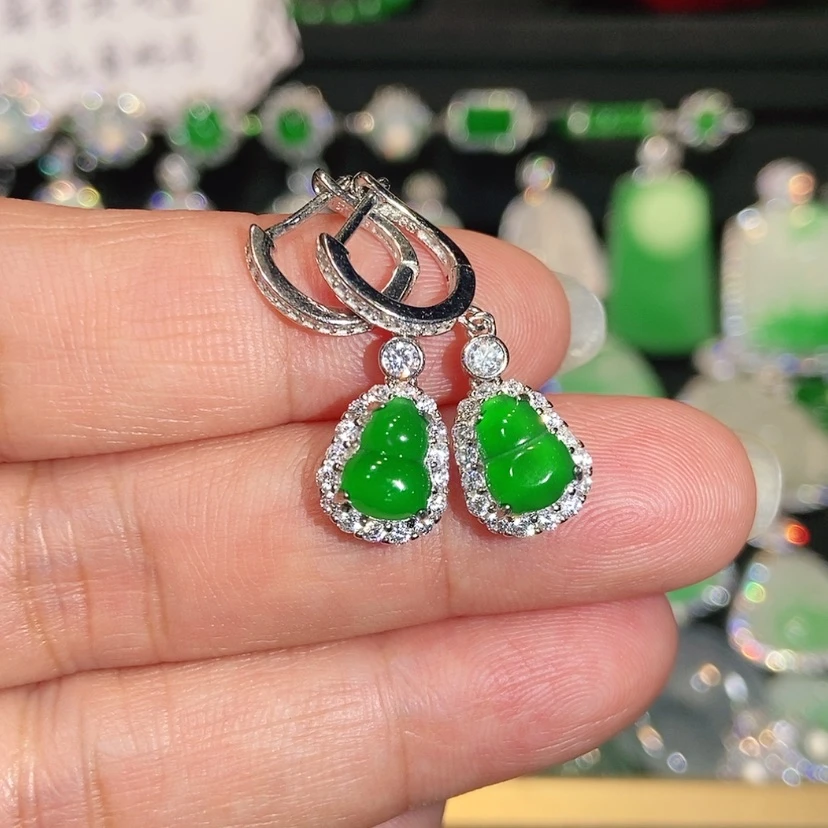 【闪购商品】未镶嵌翡翠耳饰天然翡翠