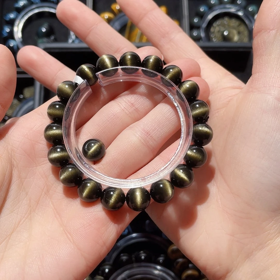 黑曜岩手链未镶嵌F