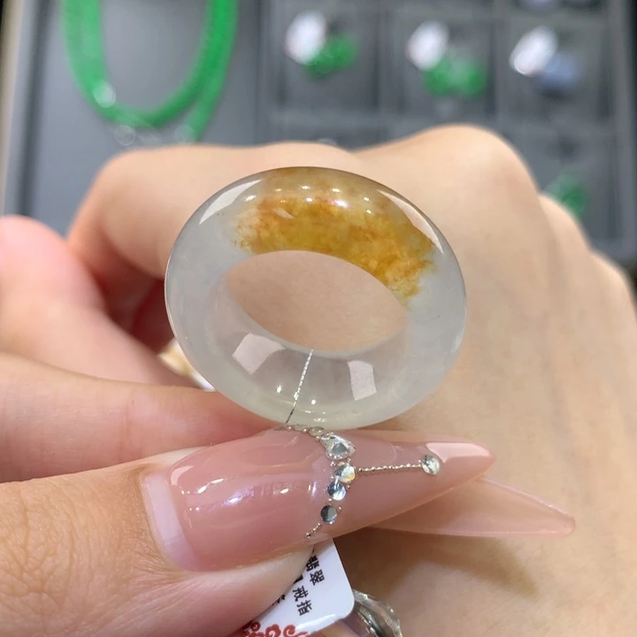 未镶嵌戒指翡翠15-16