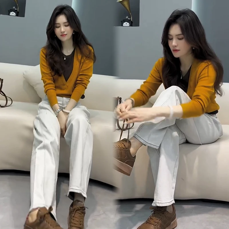 2025秋季新款时尚显瘦气质网红高档套装女高级百搭宽松大码两件套