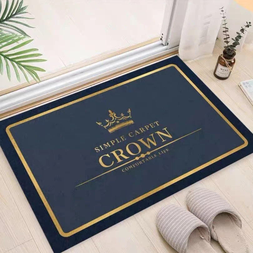 中式喜庆简约轻奢现代入户客厅玄关吸水吸油耐磨脚垫地垫门垫家用