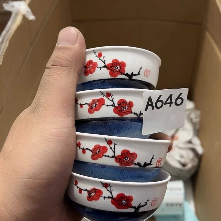 瓷片茶摆件工艺品摆件666
