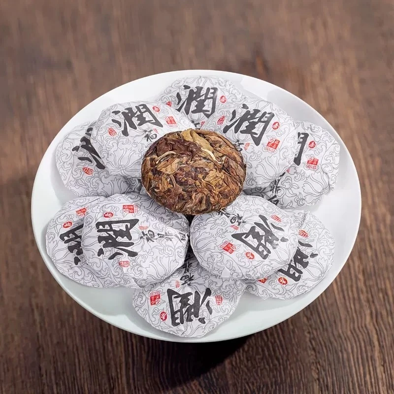 正宗福建老白茶小饼福鼎高山寿眉紧芽小茶饼散装茶叶自饮