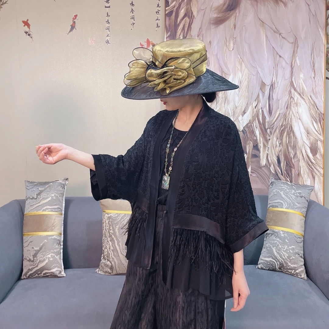 33069春季时尚优雅复古气质休闲轻奢显瘦通勤宽松百搭短外套