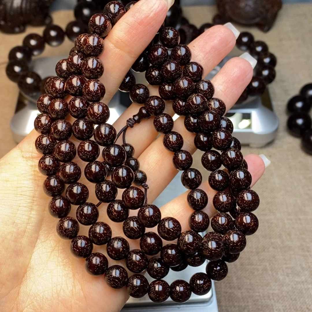 檀香紫檀（小叶紫檀）0.8爆星108