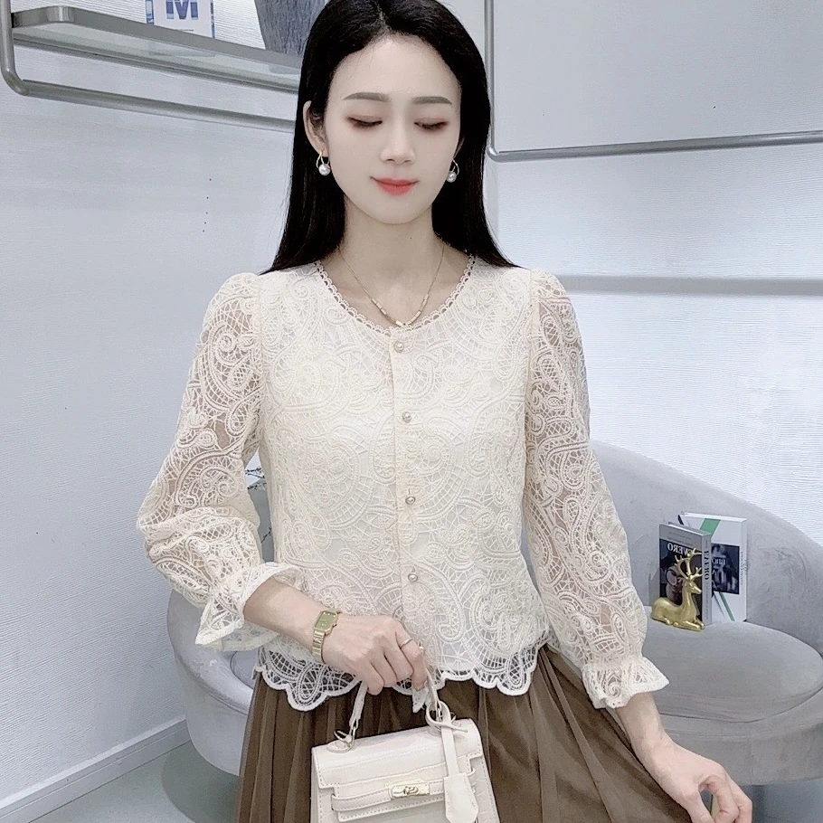 A8105慵懒风女春季新款休闲气质百搭上衣