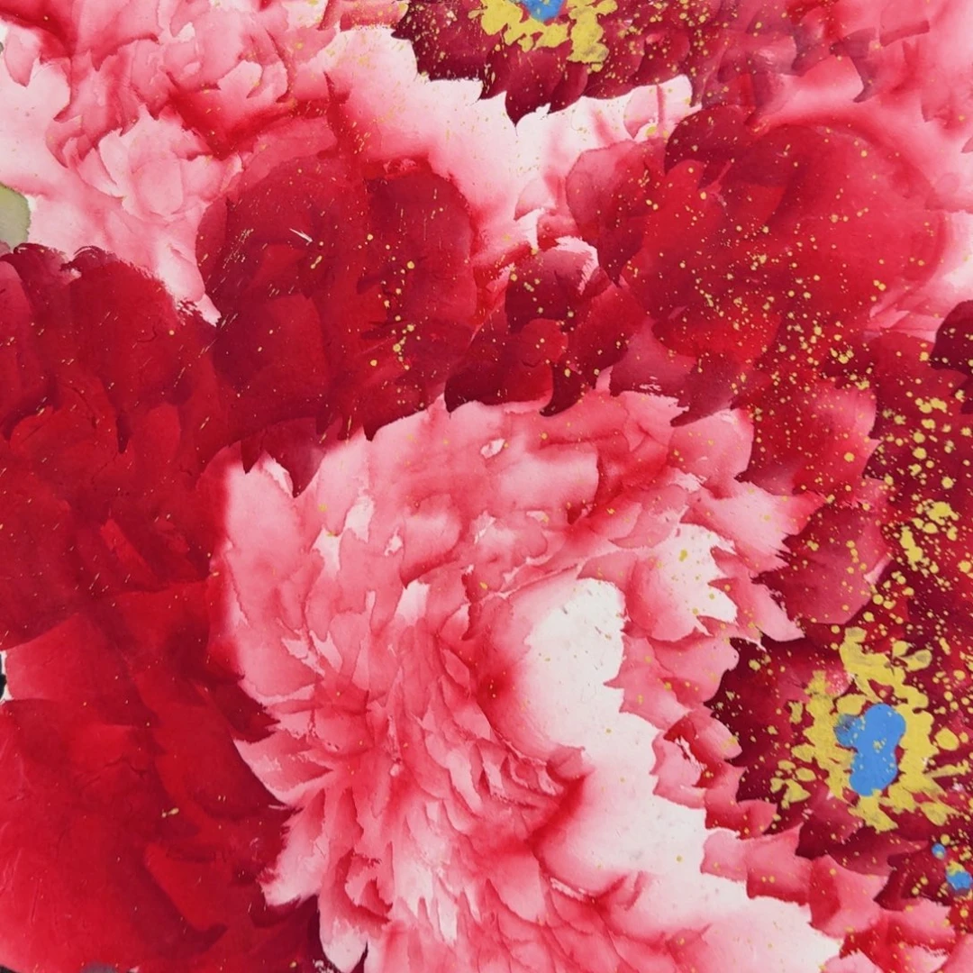 国画国画山水花鸟纯手绘作品