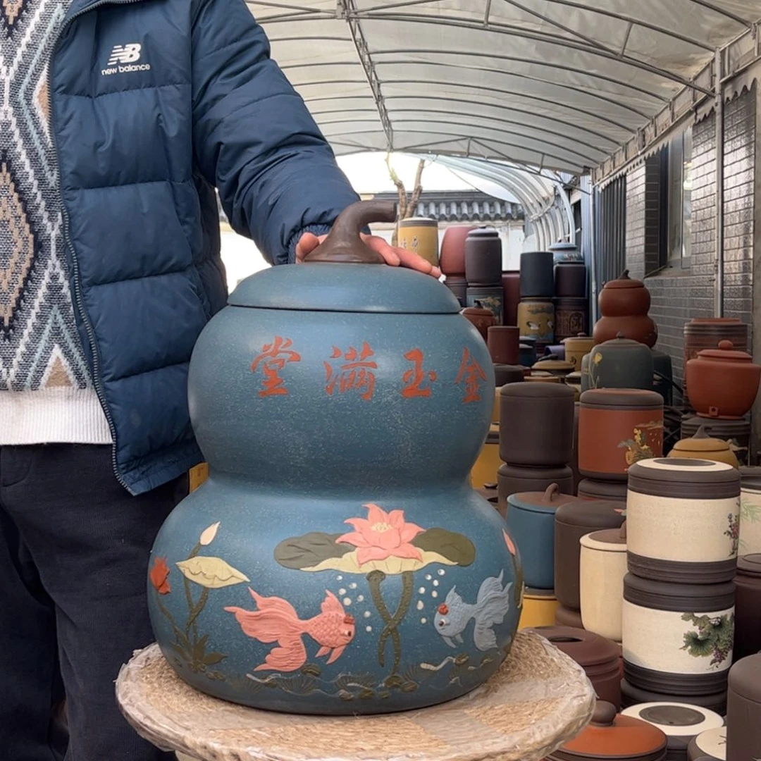 紫砂茶叶罐18 饼茶叶罐