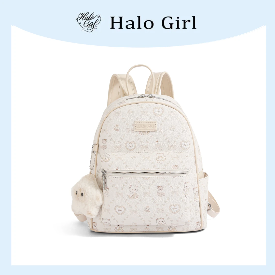 一张同学【长约24宽14高30单位厘米】时尚手提双肩包C7937白色