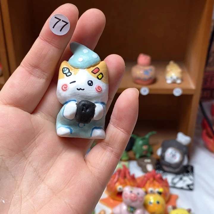纯手工捏制小陶瓷77号