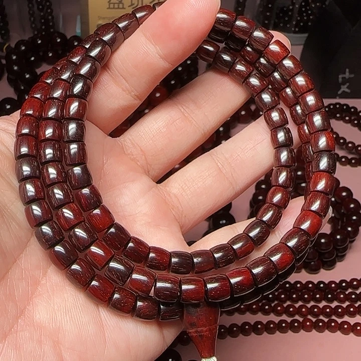 小叶紫檀手串/手链琴料爆满金星7/7.5/108