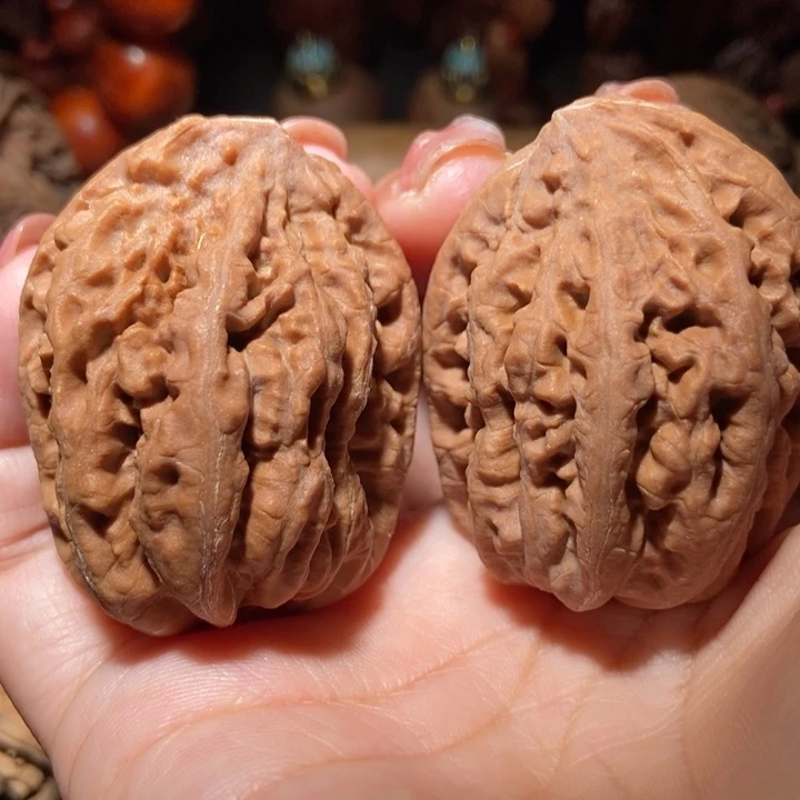 把件文玩核桃东北楸子小雪104