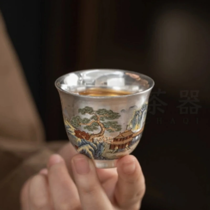 世外桃源鎏银铃铛杯（裸杯）SX-G1116