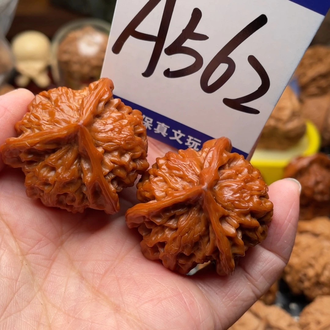 桃核把件盘山三棱35
