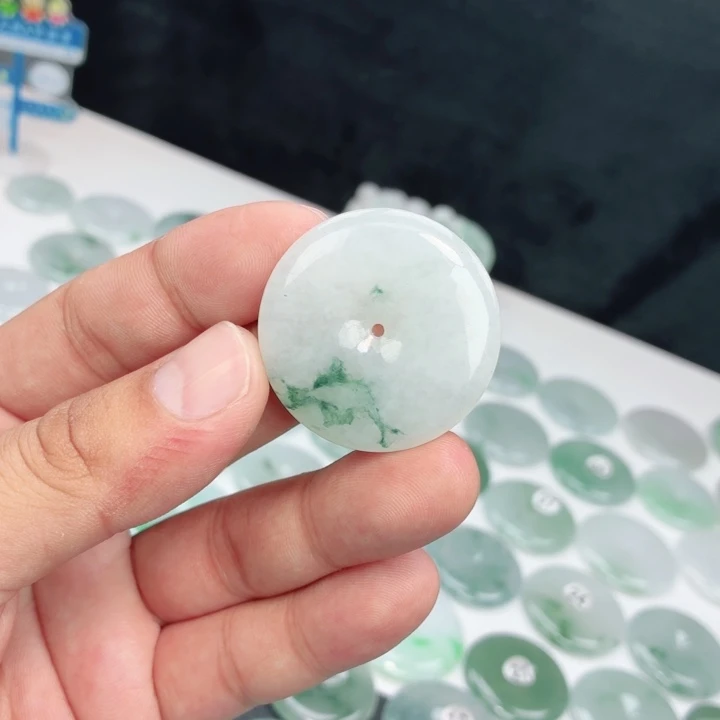 翡翠未镶嵌颈饰缅甸天然A货翡翠36-6.2