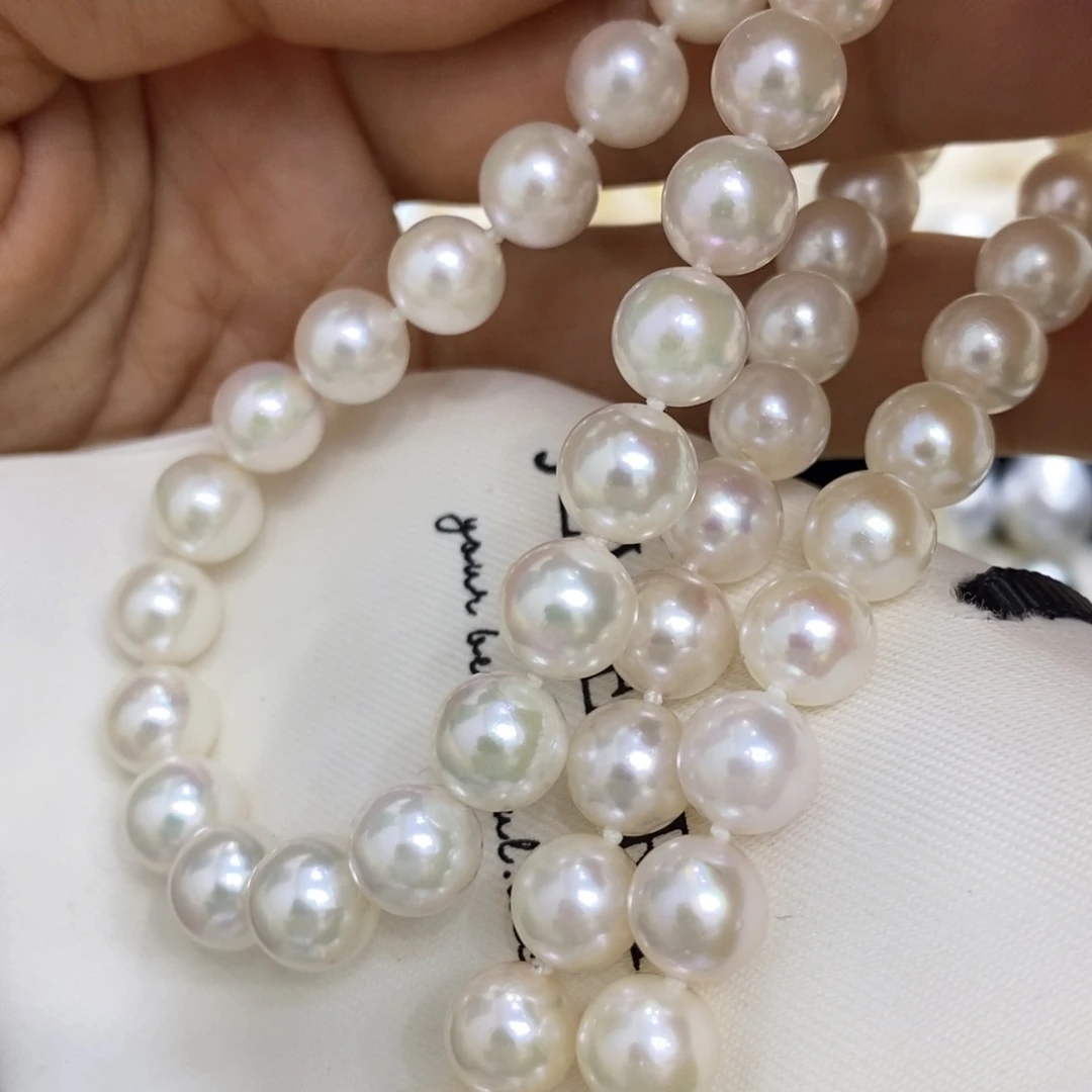 海水珍珠颈饰银S925镶嵌