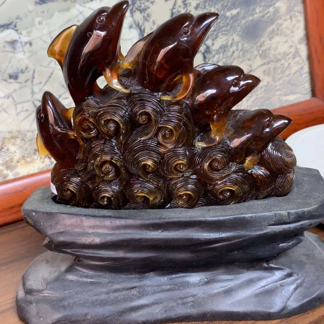 琥珀未镶嵌珠宝奇石