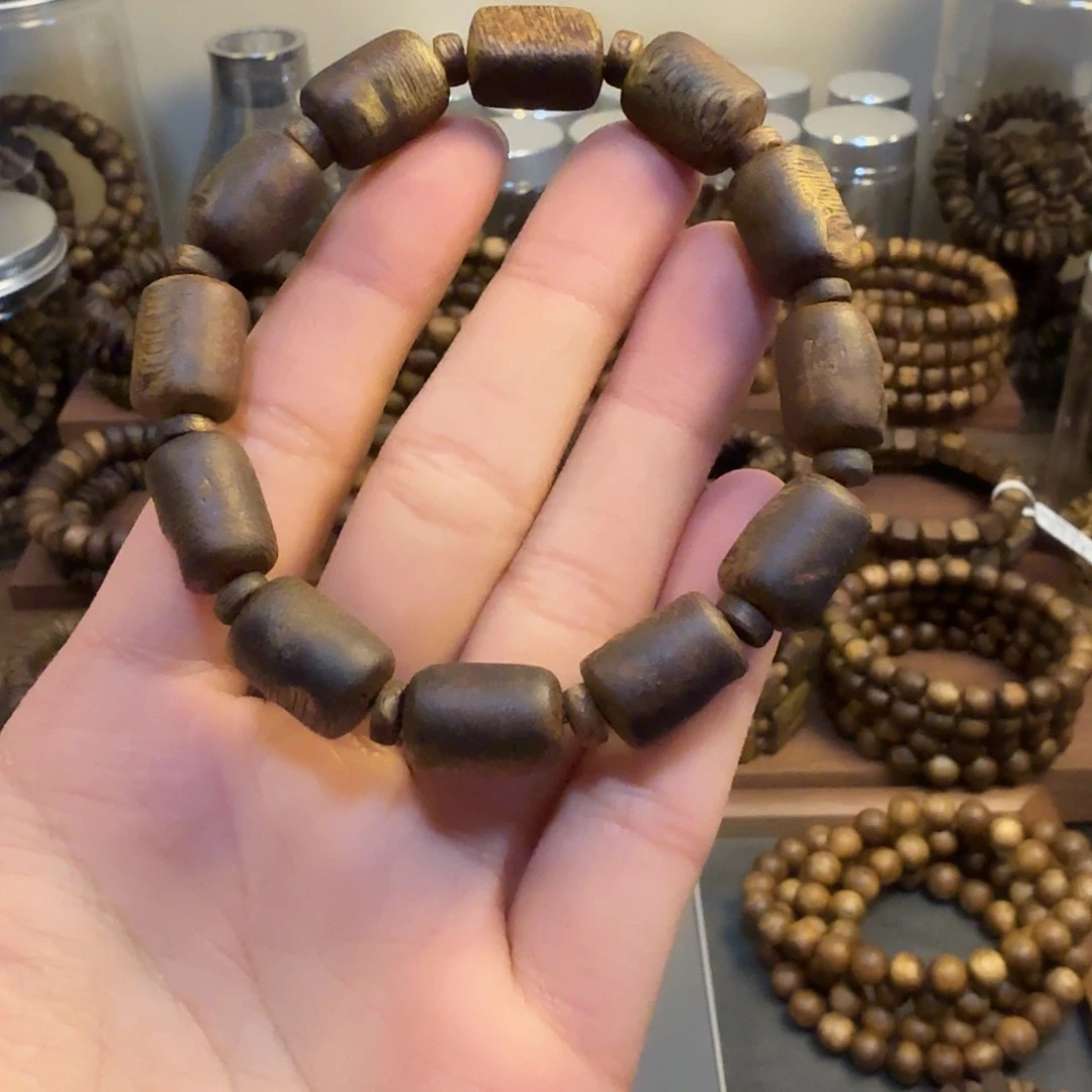 丹***牙沉香香囊沉香1.1直切瘤疤单圈12g 多样性发一