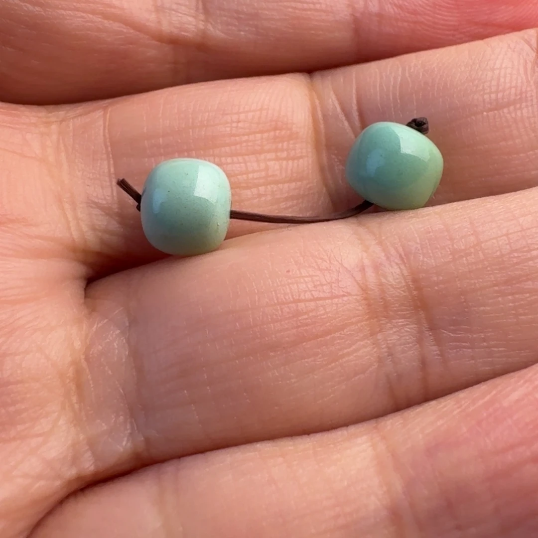 绿松石未镶嵌珠宝奇石8×7mm