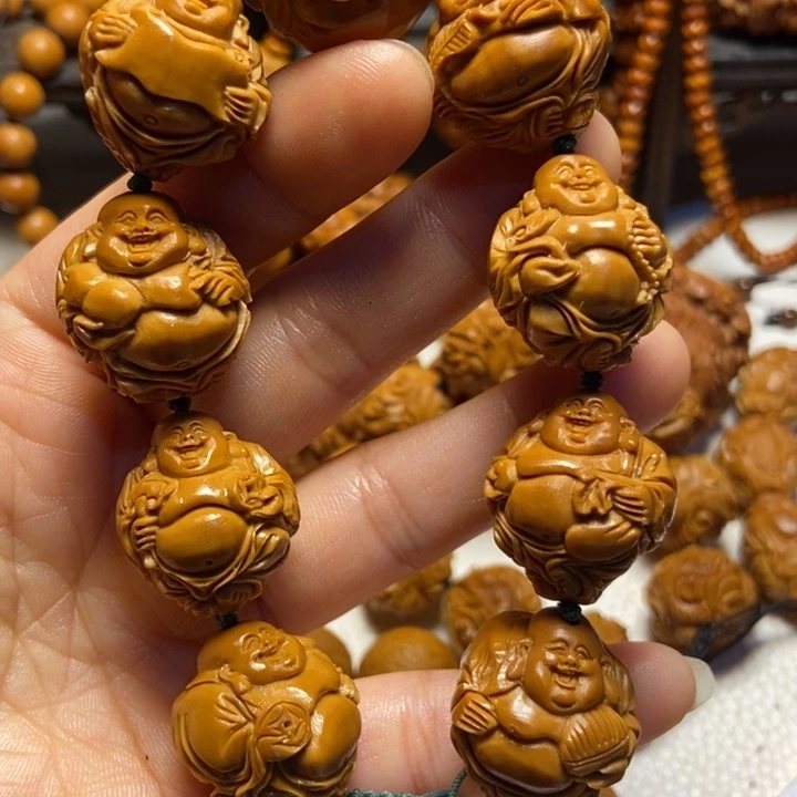 【闪购商品】橄榄核手串/手链八大弥勒2.1+
