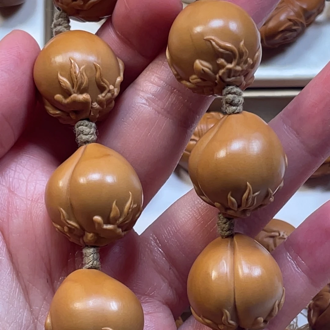 橄榄核吊坠寿桃精品橄榄核手串