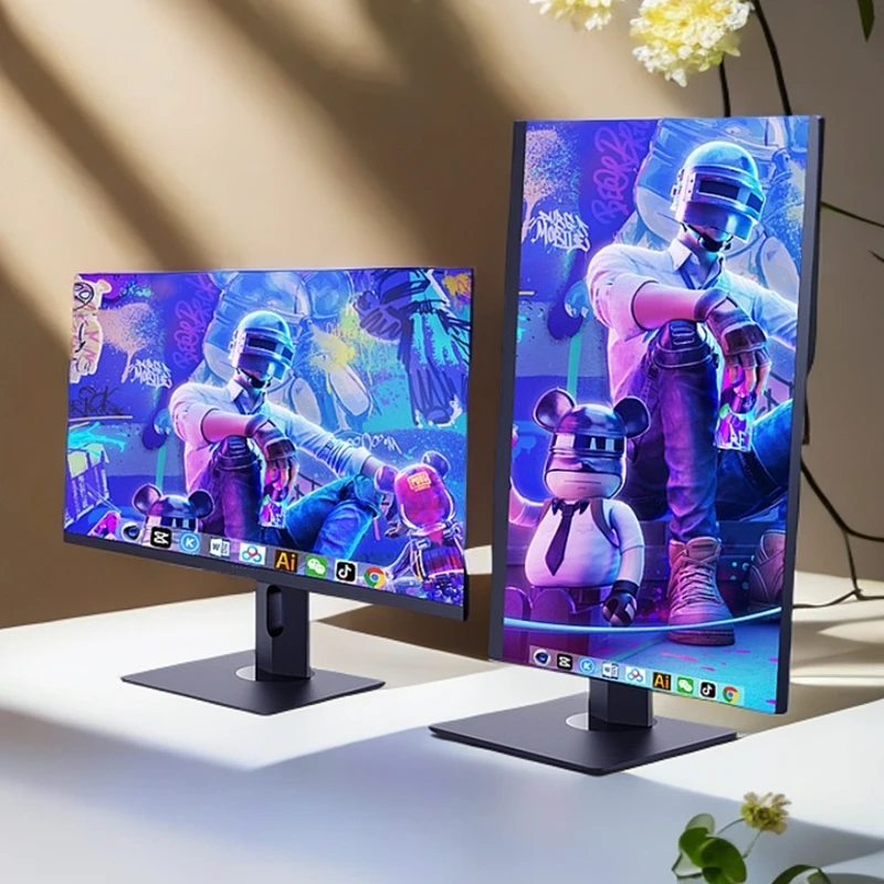 27寸2k4k240hz电脑显示器源头IPS高清办公24寸高刷直播屏竖屏副屏