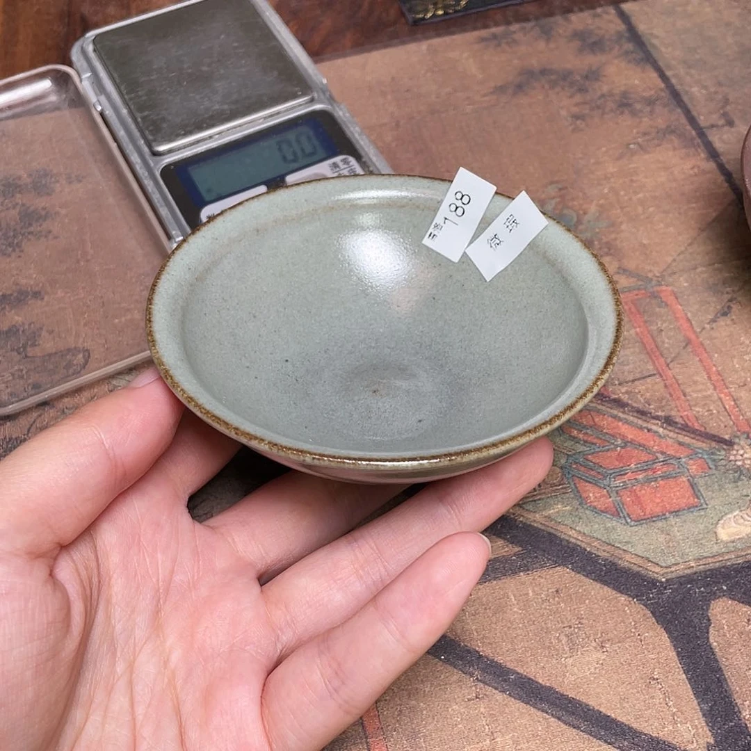 茶盏188 福临号建盏建盏柴烧薄胎微瑕