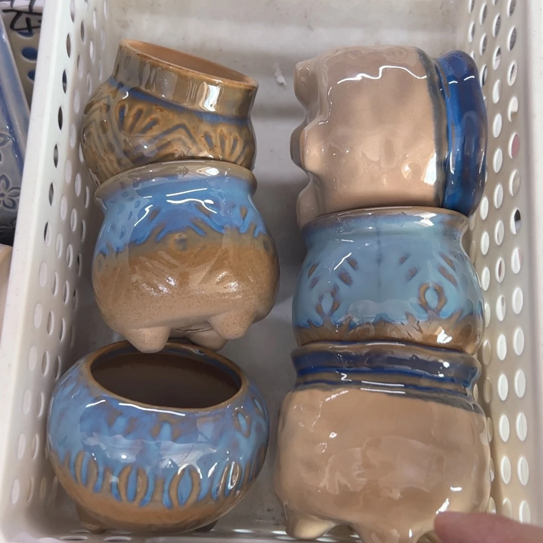 陶瓷多肉小花盆@@2075