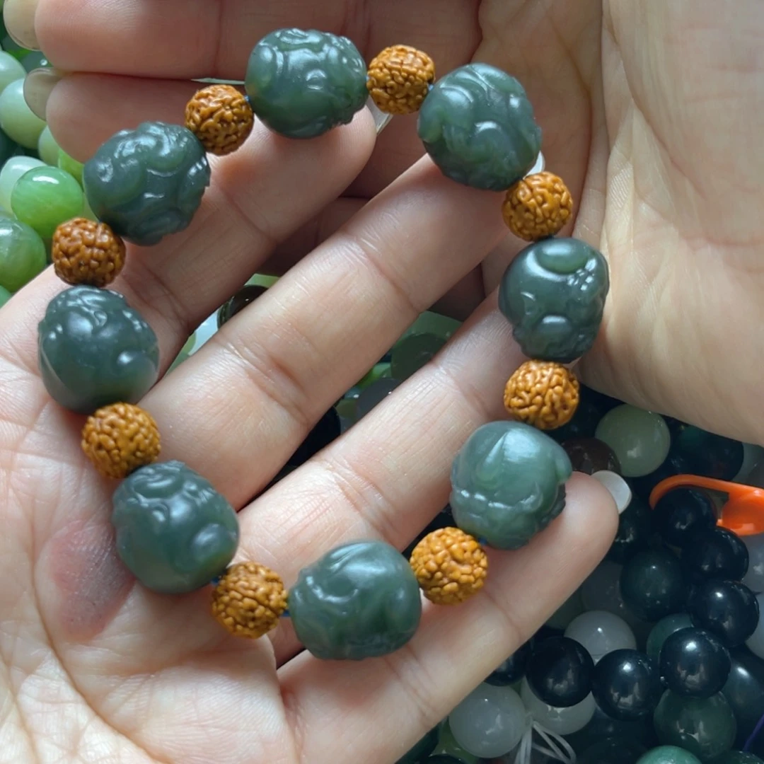 和田玉手链未镶嵌