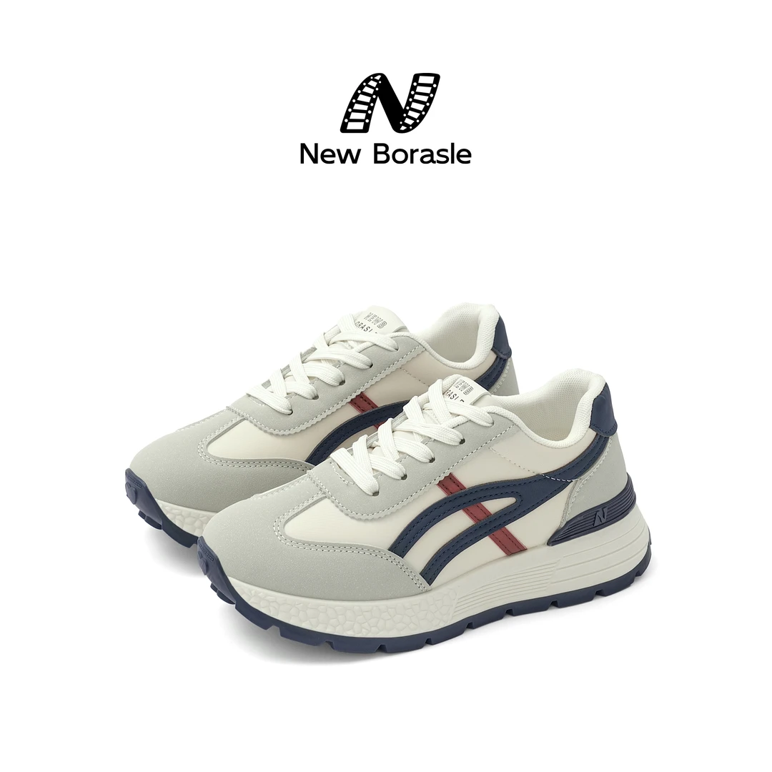 New Borasle2026新款时尚厚底舒适百搭阿甘软底运动休闲鞋商品图
