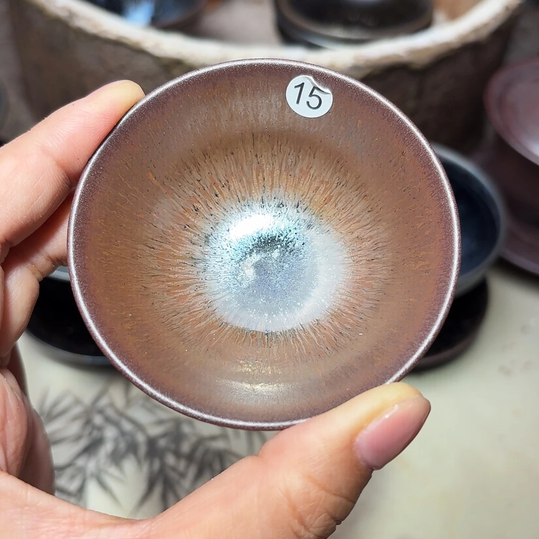 茶盏义兴龙窑建盏15微瑕