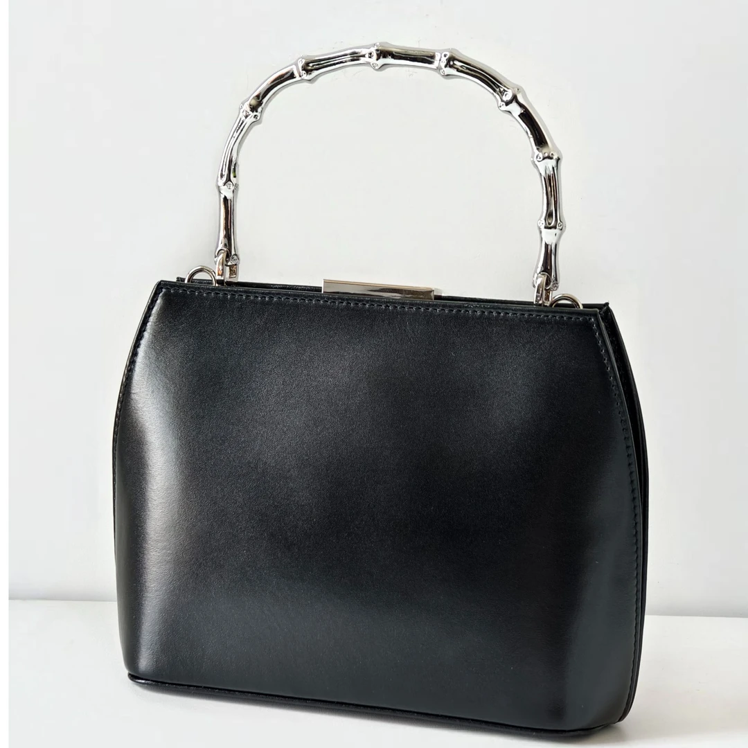 5 PENNIES YD设计师款夏季时尚气质百搭金属竹节手提包（精选联盟）