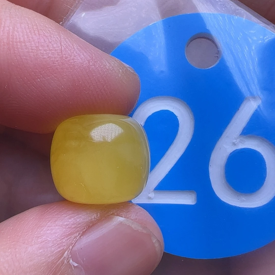 未镶嵌蜜蜡珠宝奇石12.2mm花粉