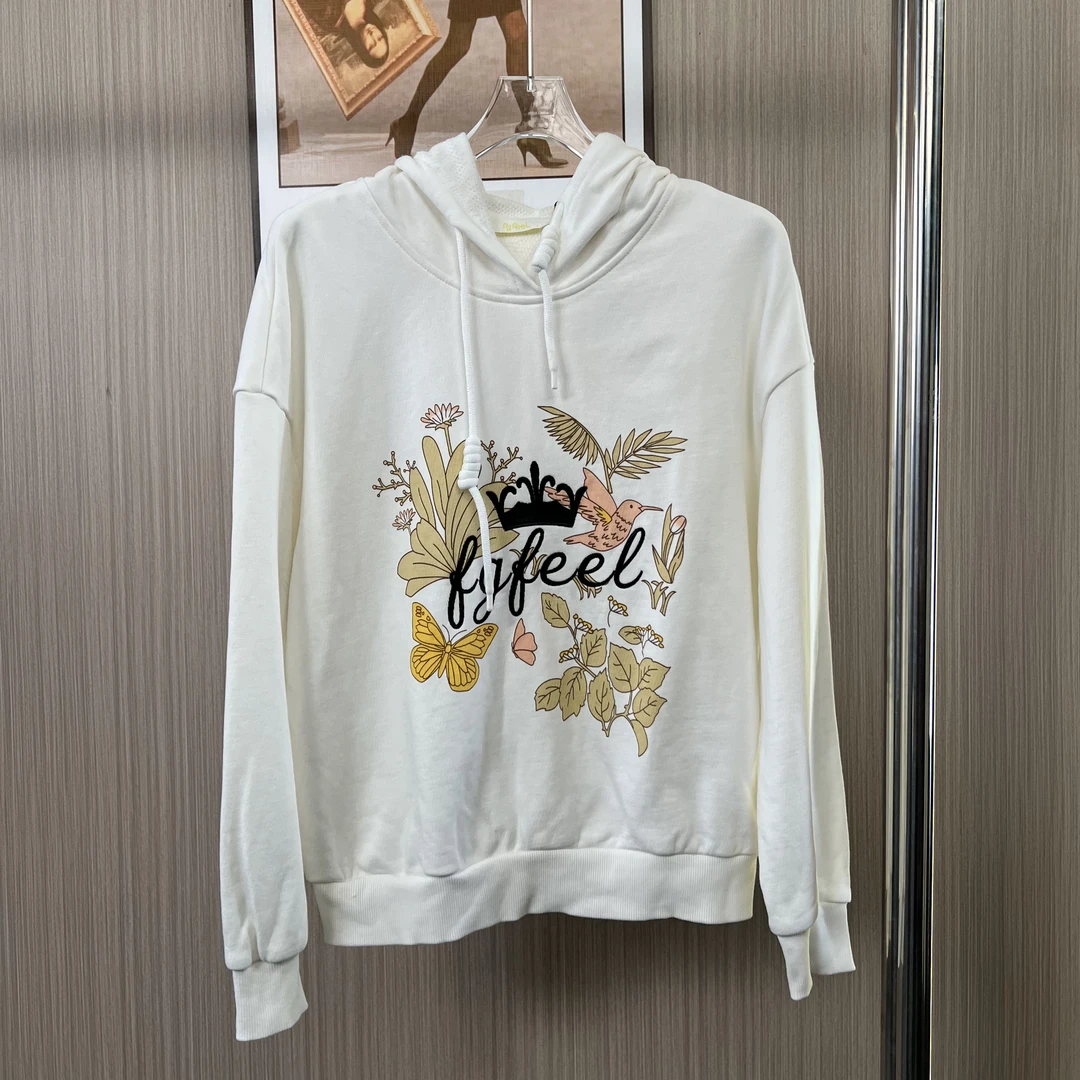9244品牌撤柜女装FG春夏时尚设计款绣花卫衣