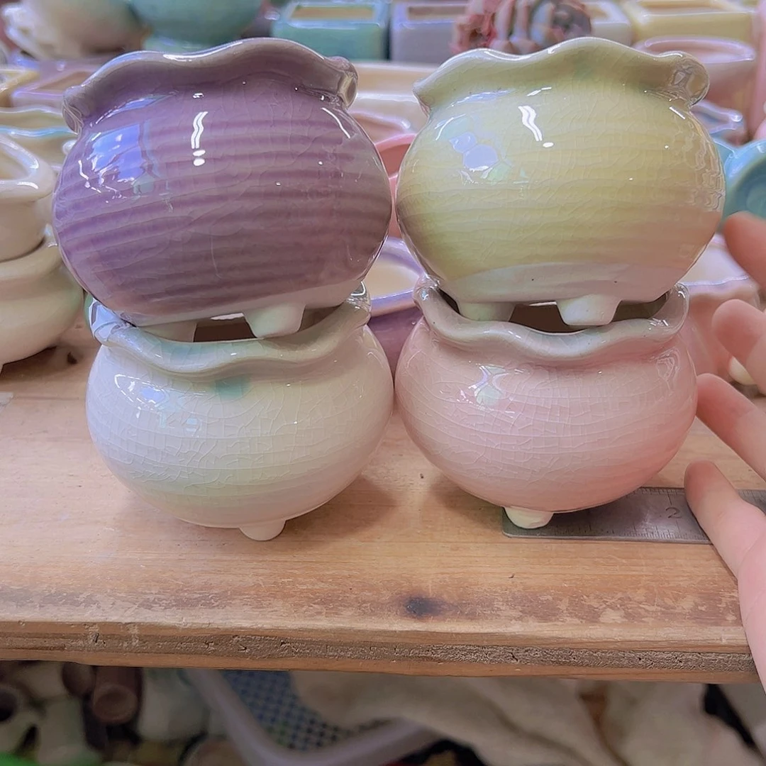 陶瓷花盆当场满12包邮