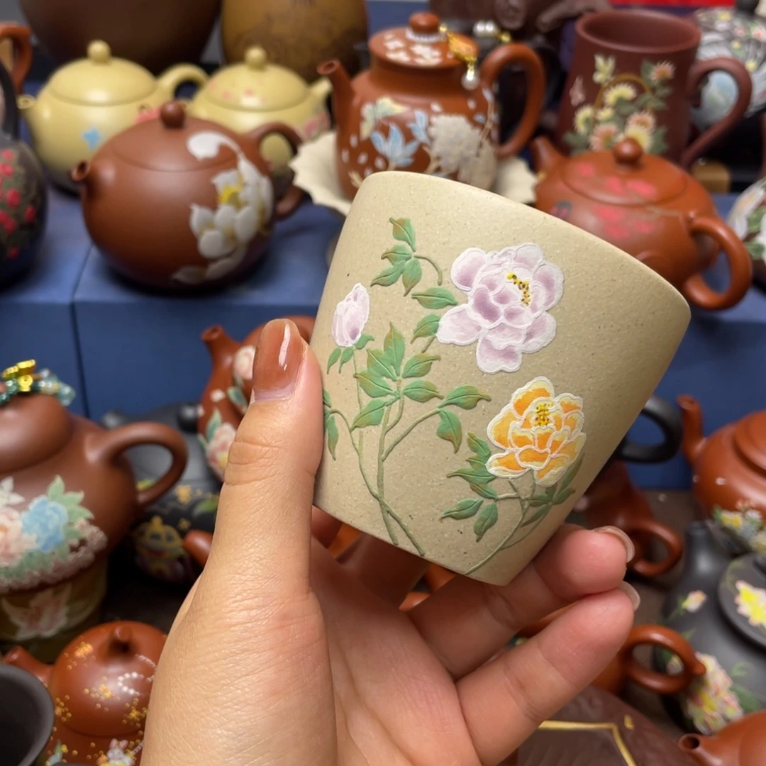 紫砂茶杯紫砂主人杯150cc